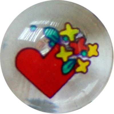  Botón Infantil Acrílico con Calcomanía